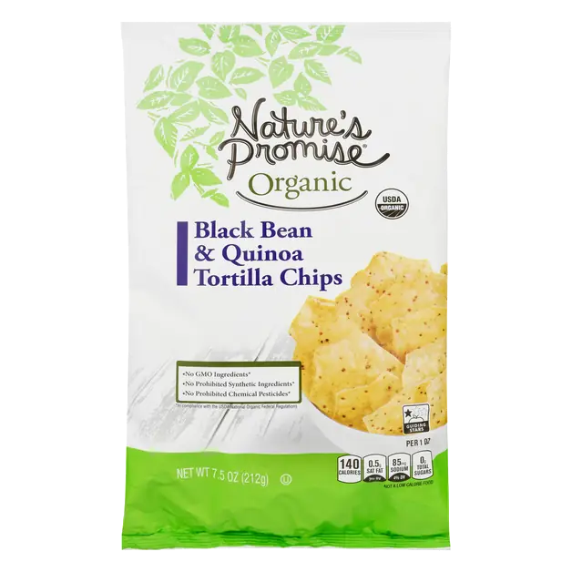 Organic Black Bean & Quinoa Tortilla Chips