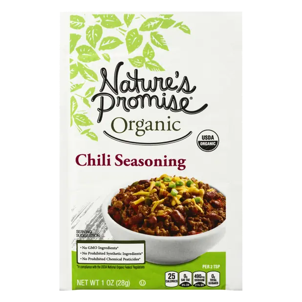 Organic Chili Seasoning Mix Packet