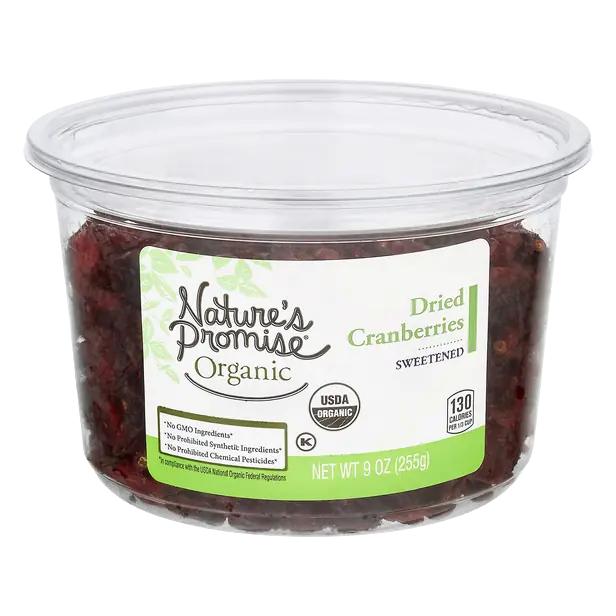 Organic Dried Fruit Cranberries