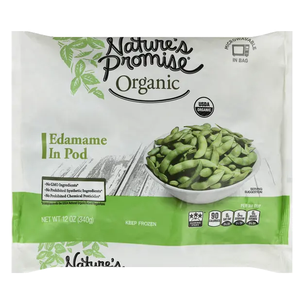 Organic Edamame In Pod Frozen