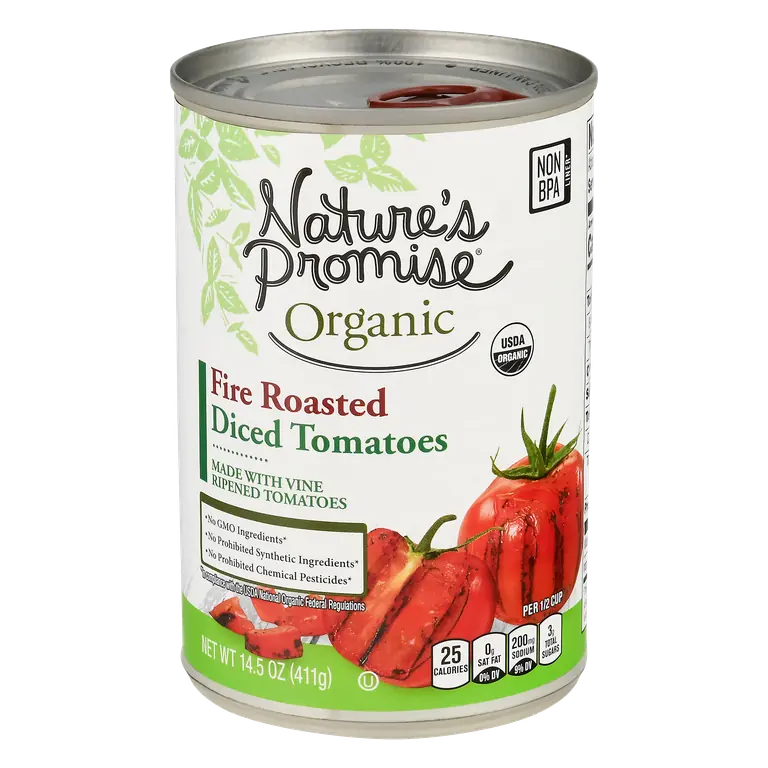 Organic Fire Roasted Diced Tomatoes