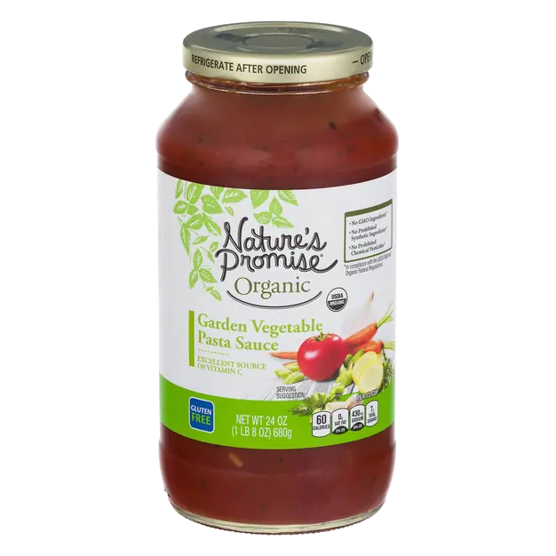 Organic Garden Vegetable Pasta Sauce
