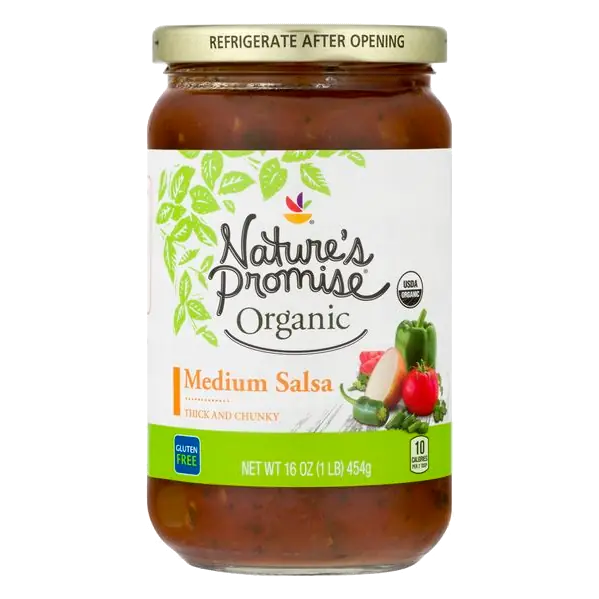 Organic Gluten Free Medium Thick & Chunky Salsa