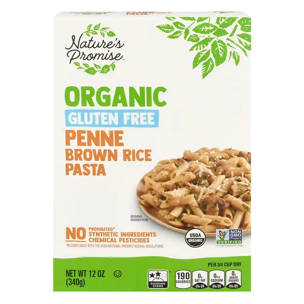 Organic Gluten Free Penne Brown Rice Pasta