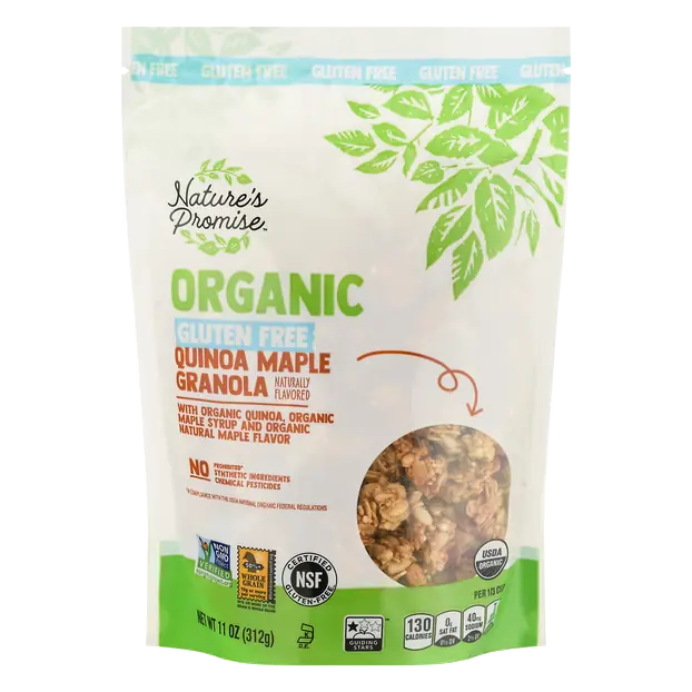 Organic Gluten Free Quinoa Maple Granola