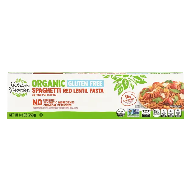 Organic Gluten Free Spaghetti Red Lentil Pasta