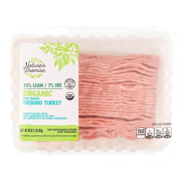 Organic Ground Turkey 92% Lean 8% Fat