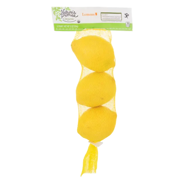 Organic Lemons - 3 ct