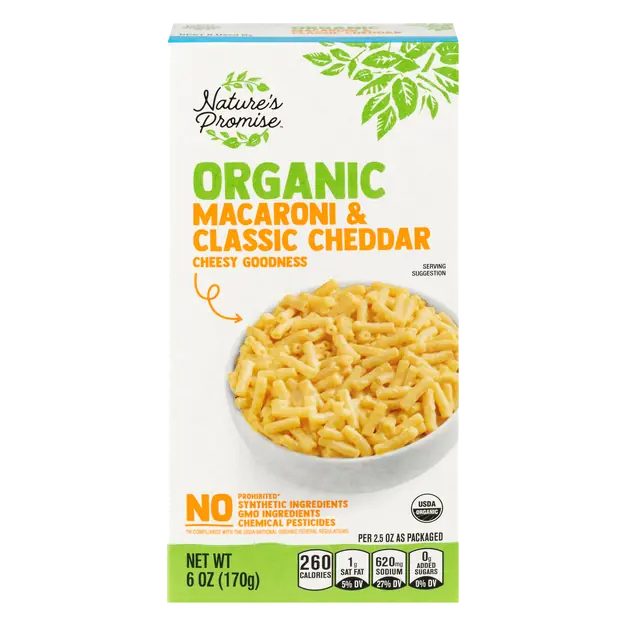 Organic Macaroni & Classic Cheddar