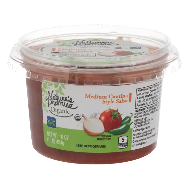 Organic Medium Cantina Style Salsa