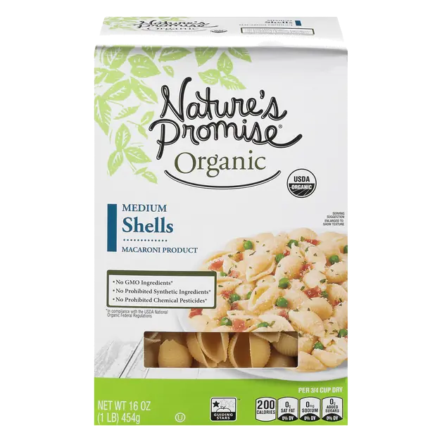 Organic Medium Pasta Shells
