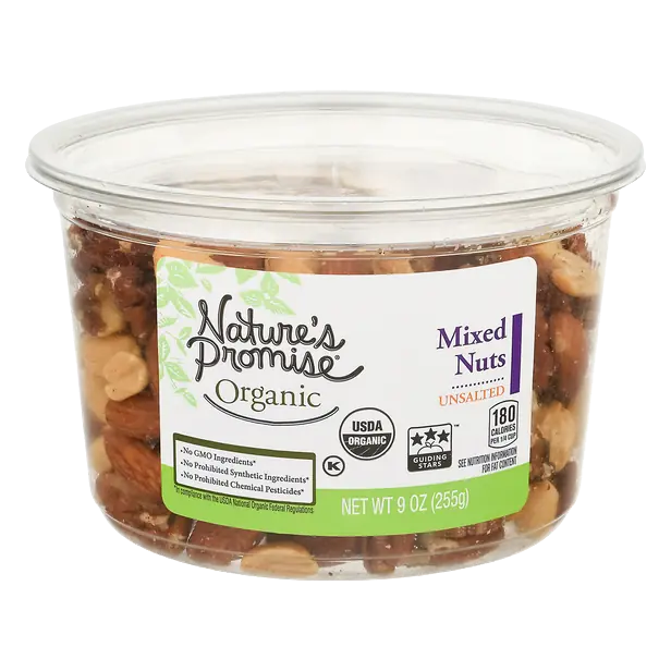 Organic Mixed Nuts Unsalted