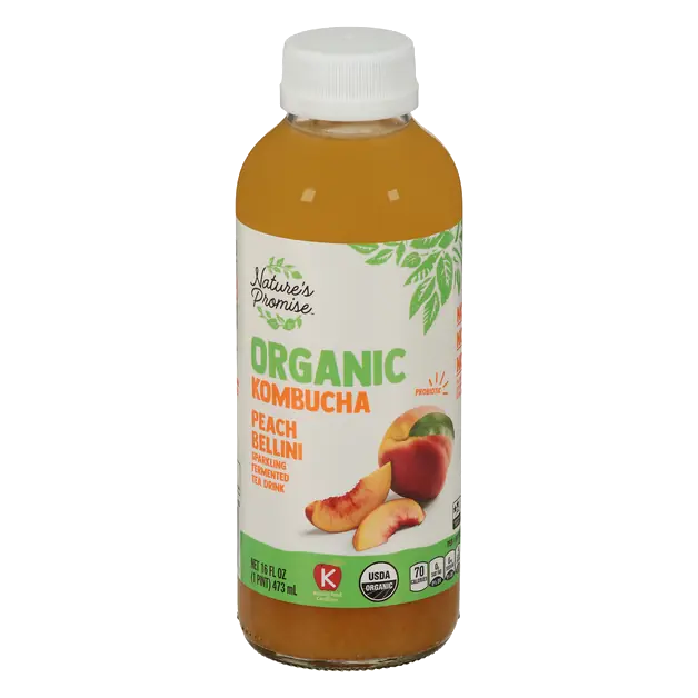 Organic Peach Bellini Kombucha