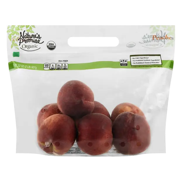 Organic Peaches Fresh Bag
