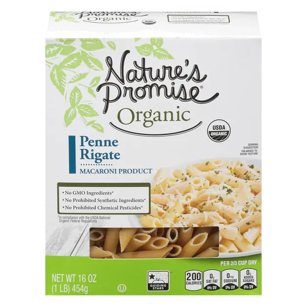 Organic Penne Rigate Pasta