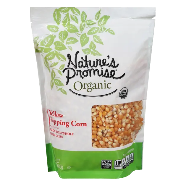 Organic Popping Corn Yellow
