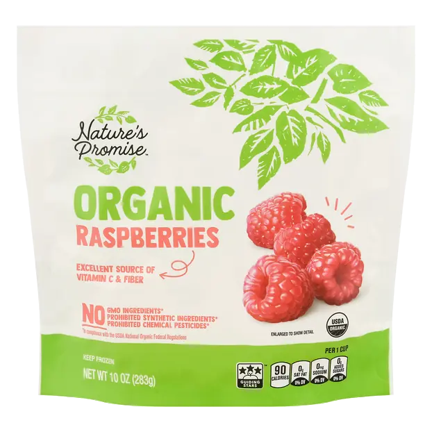 Organic Raspberries Frozen