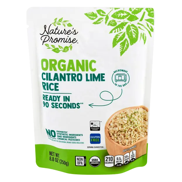 Organic Ready 90 Second Cilantro Lime Rice Mix