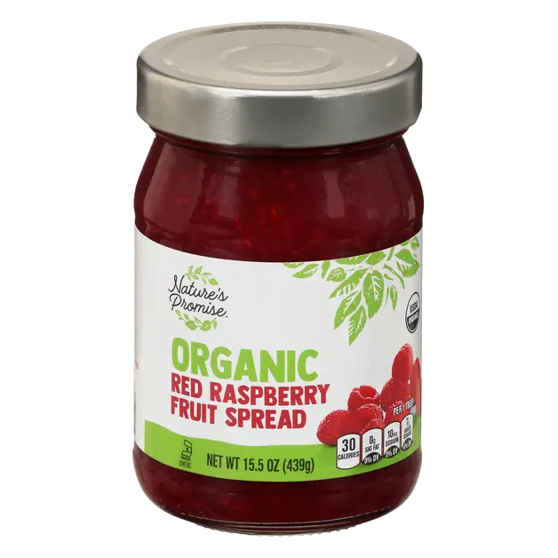Organic Red Raspberry Fruit Spread