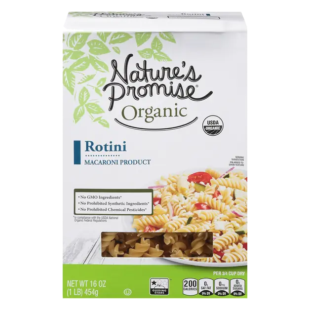 Organic Rotini Pasta