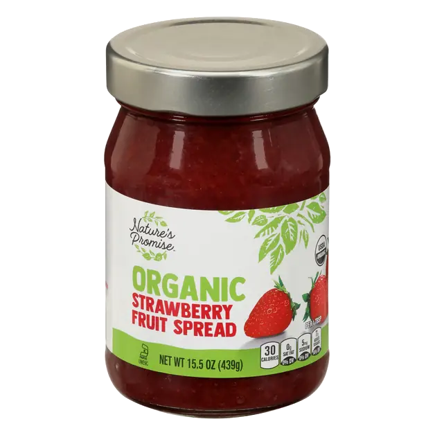 Organic Strawberry Fruit Spread