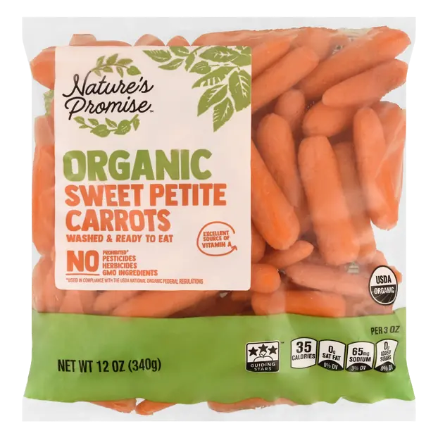 Organic Sweet Petite Baby Carrots