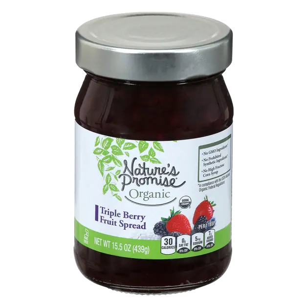 Organic Triple Berry Fruit Spread