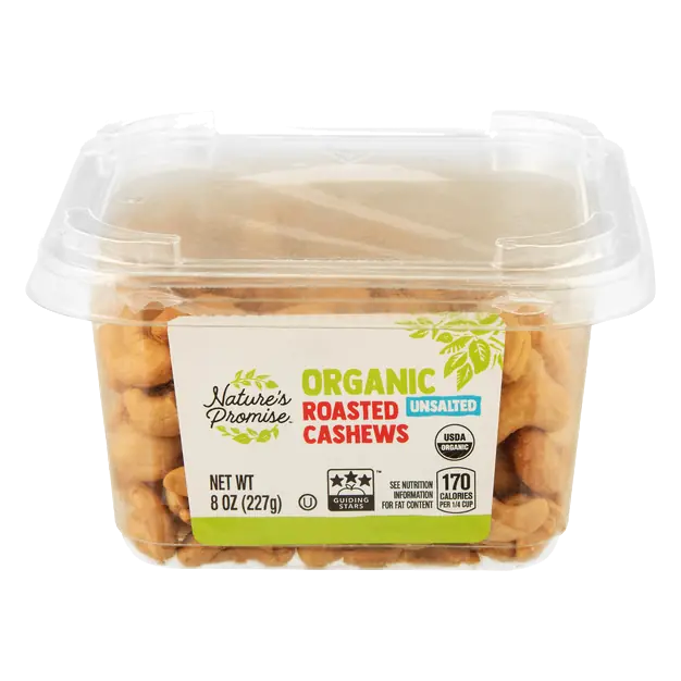 Organic Unsalted Roasted Cashews