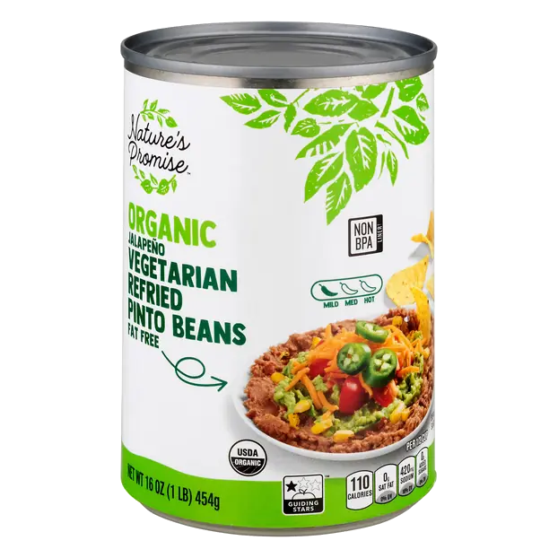 Organic Vegetarian Jalapeno Refried Pinto Beans