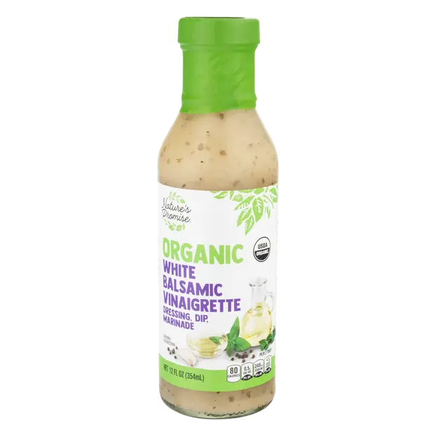 Organic White Balsamic Vinaigrette Dressing Dip Marinade