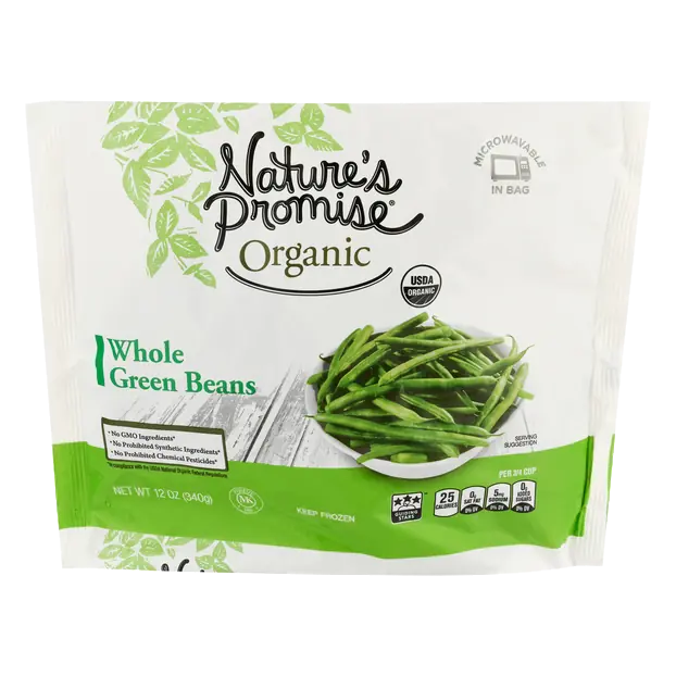Organic Whole Green Beans Frozen