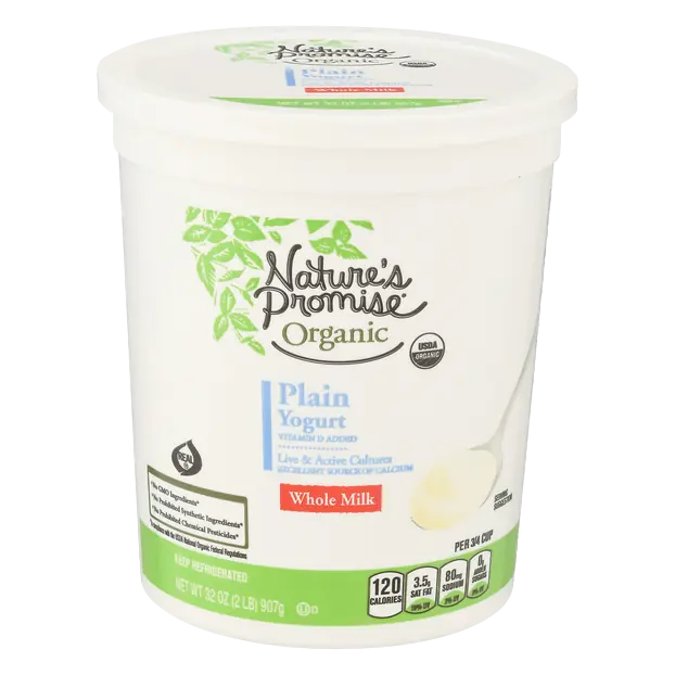 Organic Whole Milk Plain Yogurt