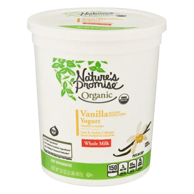 Organic Whole Milk Vanilla Yogurt