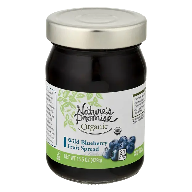 Organic Wild Blueberry Fruit Spread