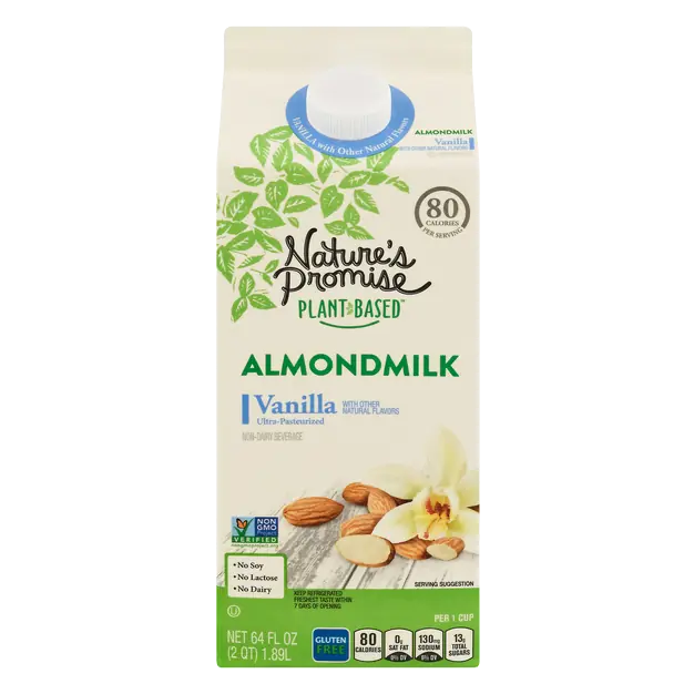 Plant-Based Gluten Free Vanilla Almondmilk