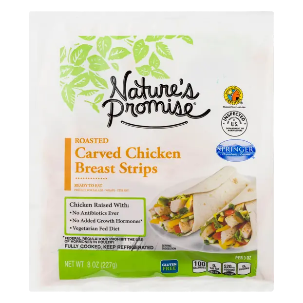 Roasted Carved Chicken Breast Strips