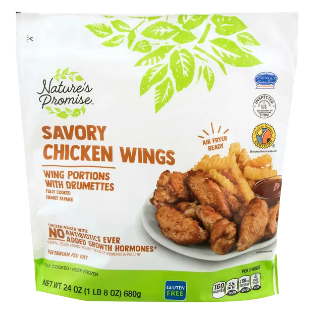 Savory Chicken Wings Frozen