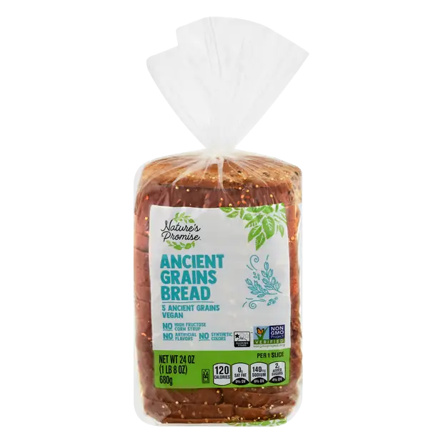 Vegan Ancient Grains Bread Sliced