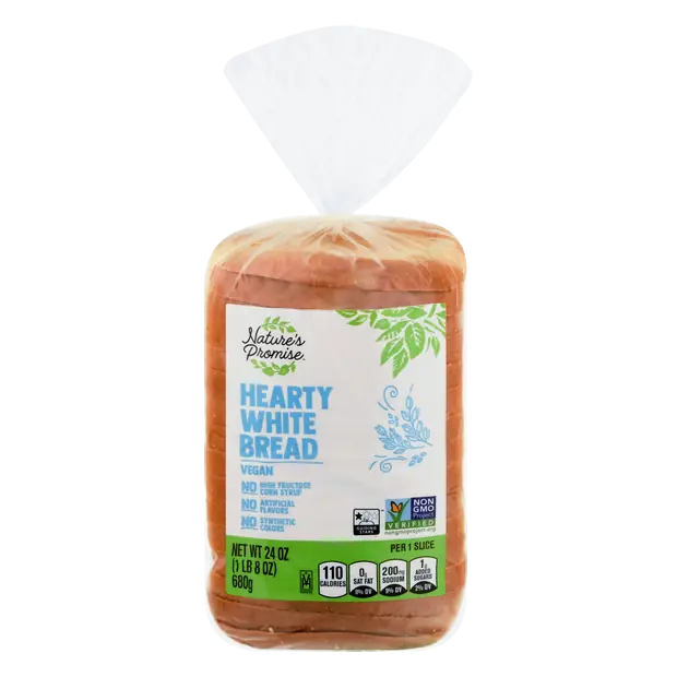 Vegan Hearty White Bread Sliced