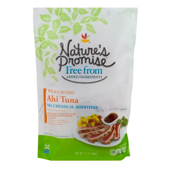Wild Caught Boneless Skinless Ahi Tuna Steaks 2 ct Frozen