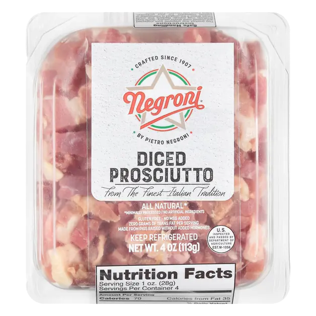Diced Prosciutto