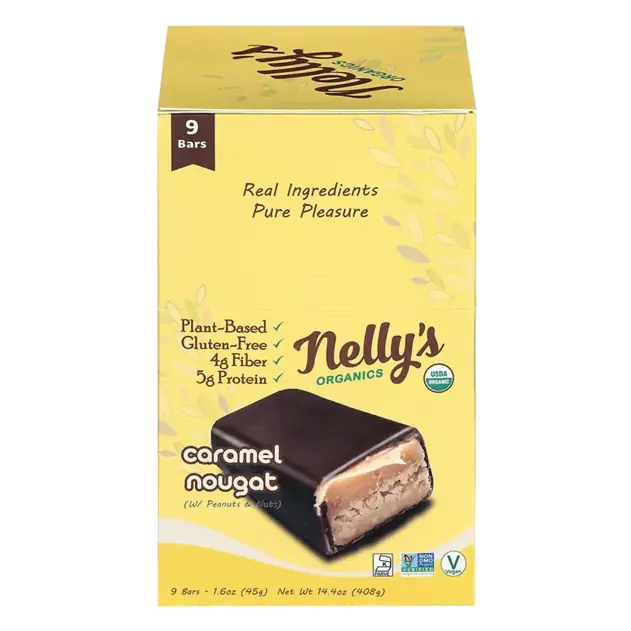 Caramel Nougat Bar with Peanut & Nuts