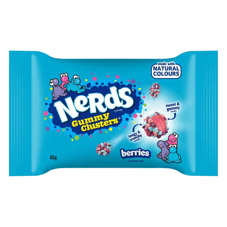 Gummy Clusters Berry Flavour Candy 45g