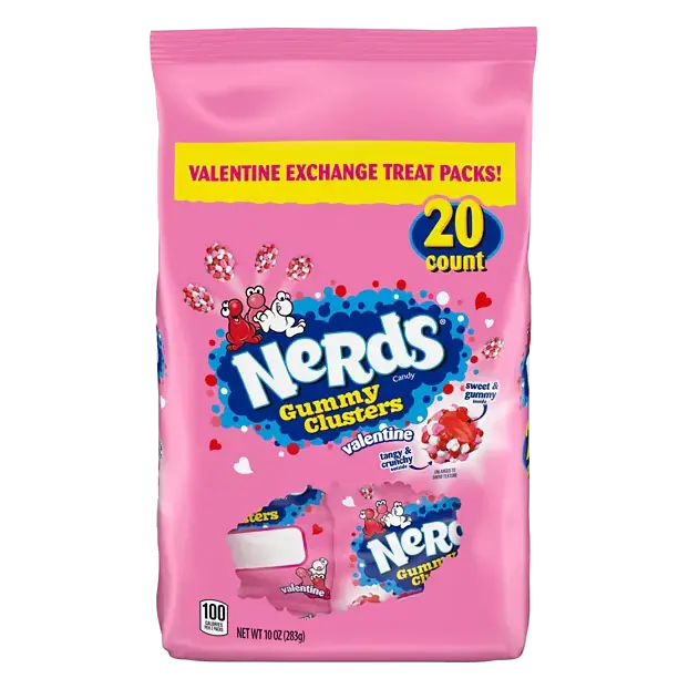 Gummy Clusters Candy Valentine Exchange Treat Packs!