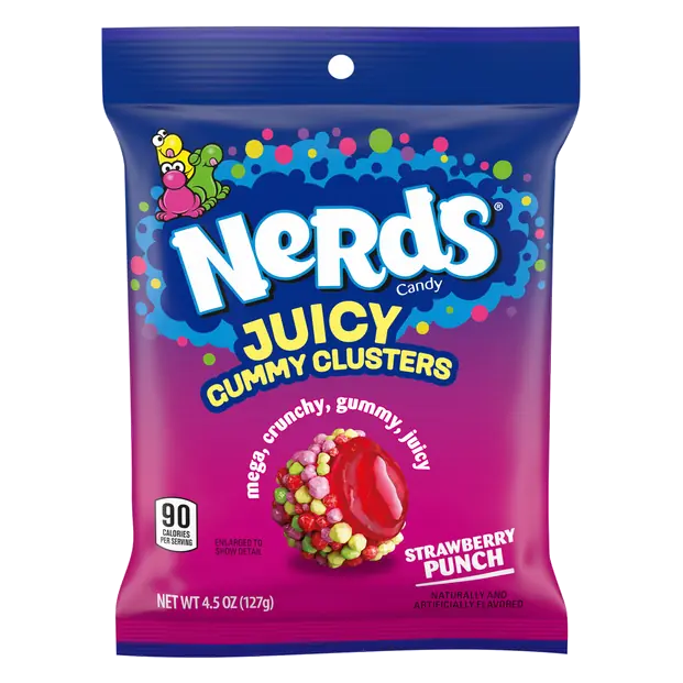 Juicy Strawberry Punch Gummy Clusters Candy