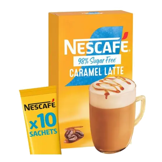 98% Sugar Free Caramel Latte Coffee Sachets