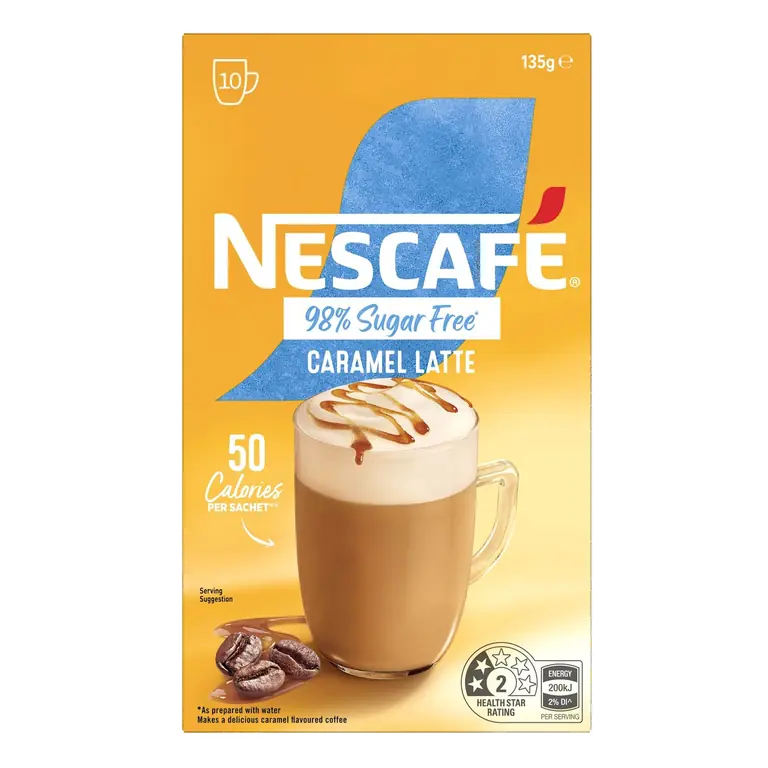 98% Sugar Free Caramel Latte Sachets