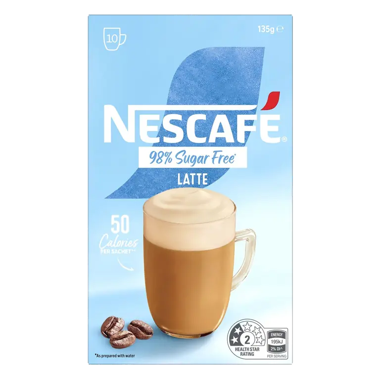 98% Sugar Free Latte Sachets