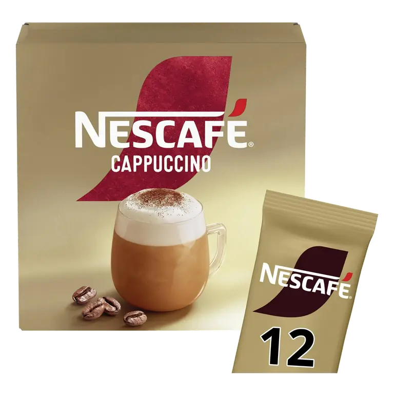 Cappuccino Instant Coffee Sachets 12x15.5g