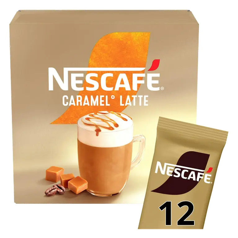 Caramel Latte Instant Coffee Sachets 12x17g